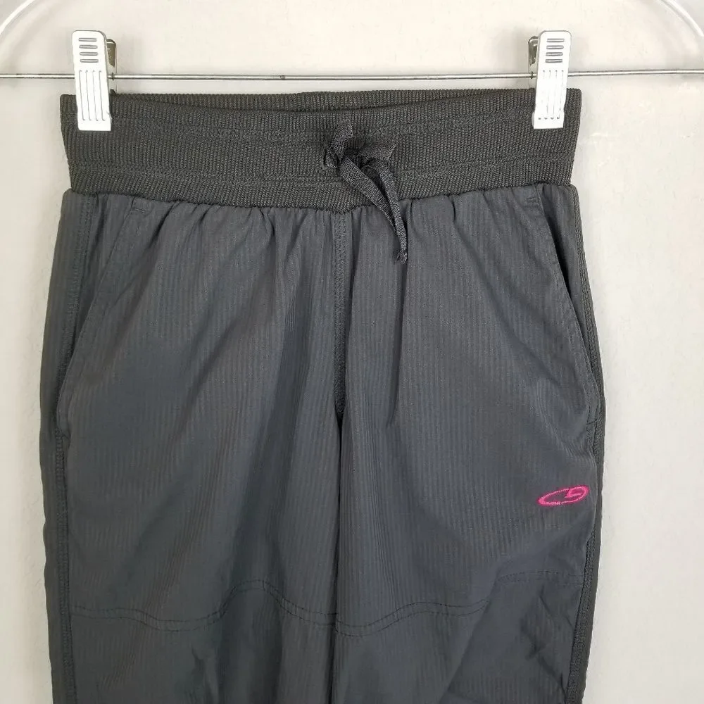 Champion‎ Elastic Waist Gray Ruche Leg Pants Size M
